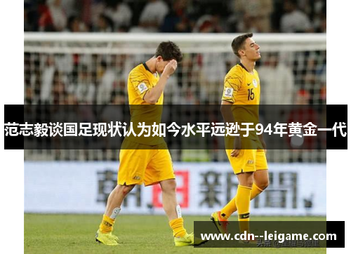 范志毅谈国足现状认为如今水平远逊于94年黄金一代